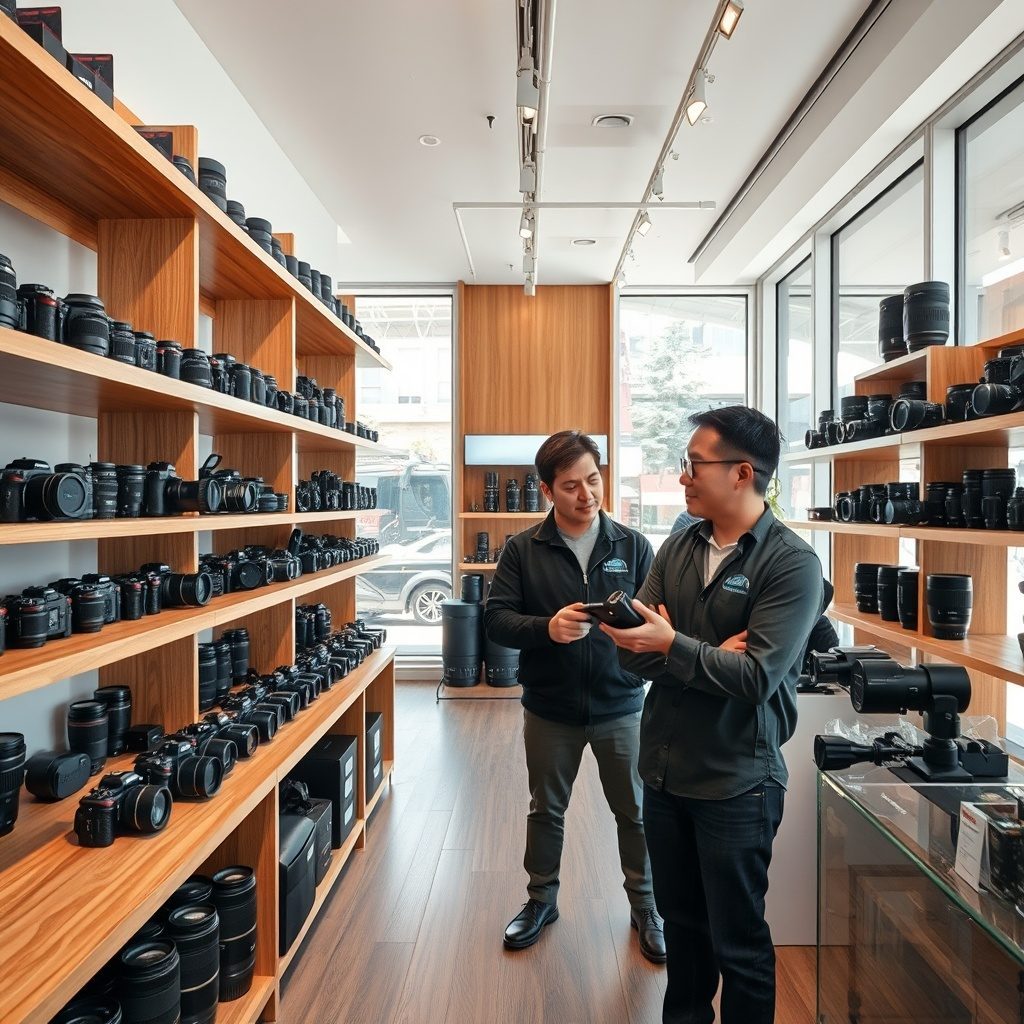 Diverse lens catalog at Camera Hub